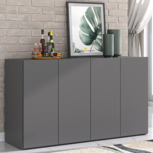 Modern 4 Door Side Cabinet