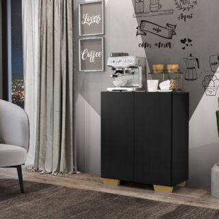 Square Base 2 Door Side Cabinet